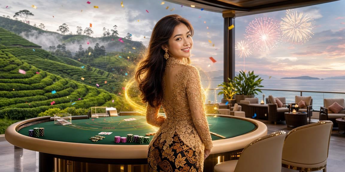 Permainan bakarat dan jackpot Malaysia bergaya tempatan dengan nuansa kasino yang meriah