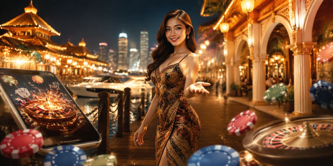 Aplikasi kasino jackpot bergaya Melayu di Sarawak dengan antaramuka moden yang meriah